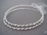 No. 38. Porcelain Rosebuds with Rhinestones and Pearls